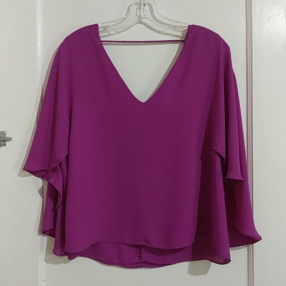 Flowy royal purple top size M